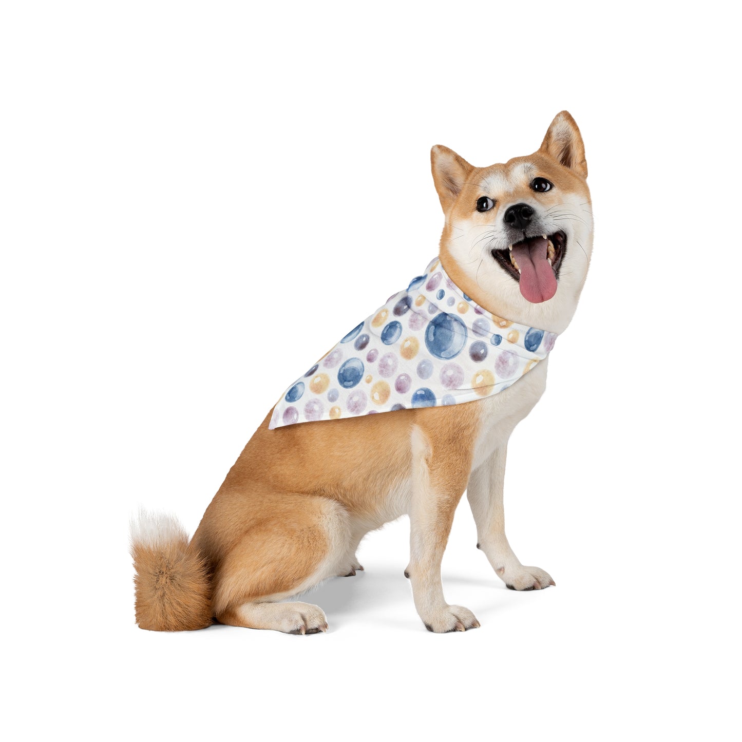 Bubble Pattern Pet Bandana