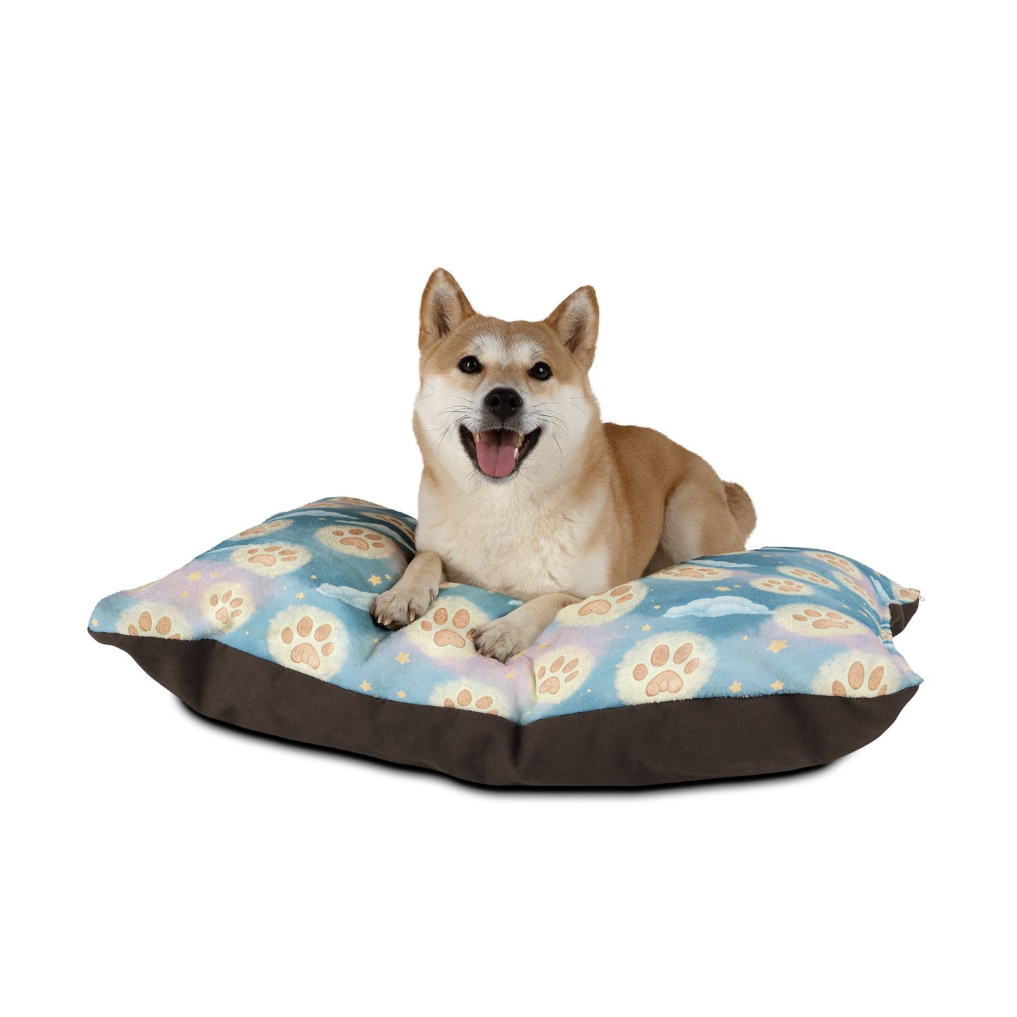 Paw Print Cloud Pet Bed