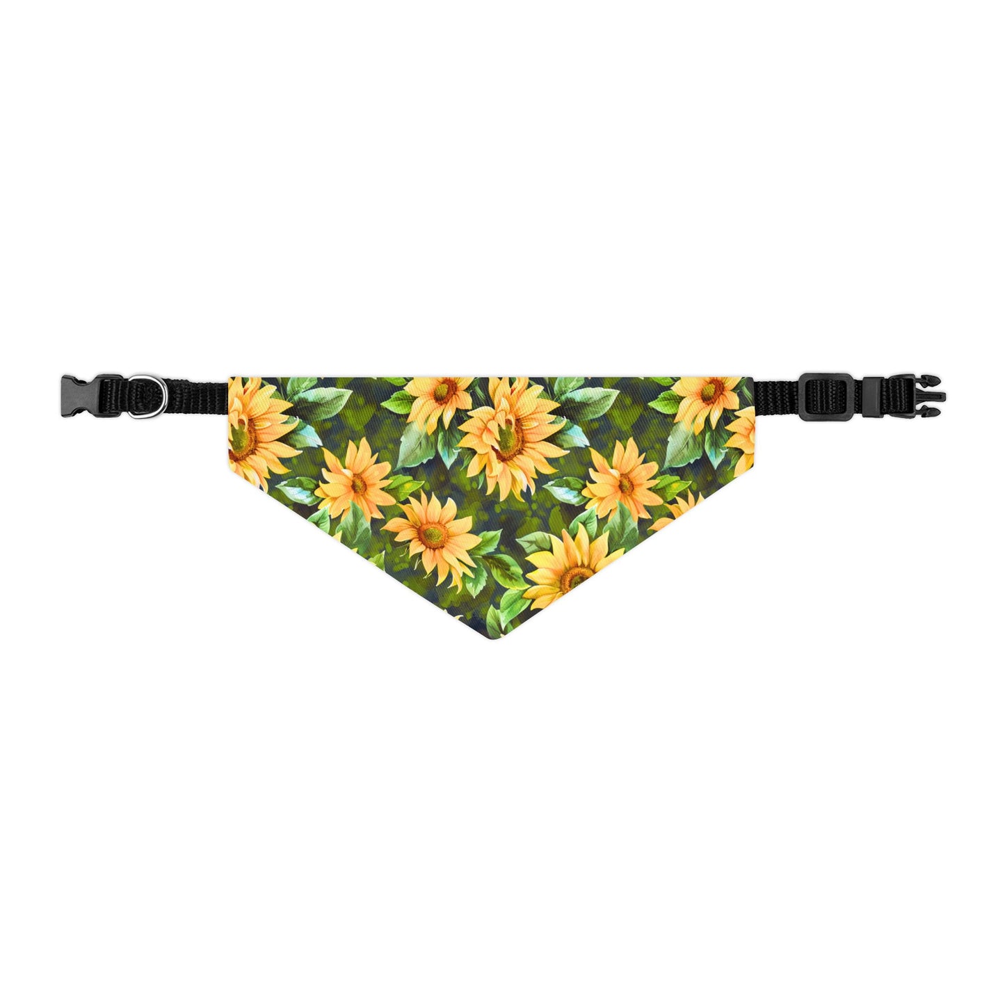 Sunflower Pet Bandana Collar