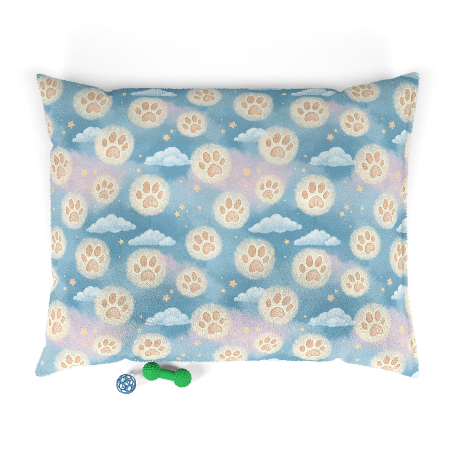 Paw Print Cloud Pet Bed