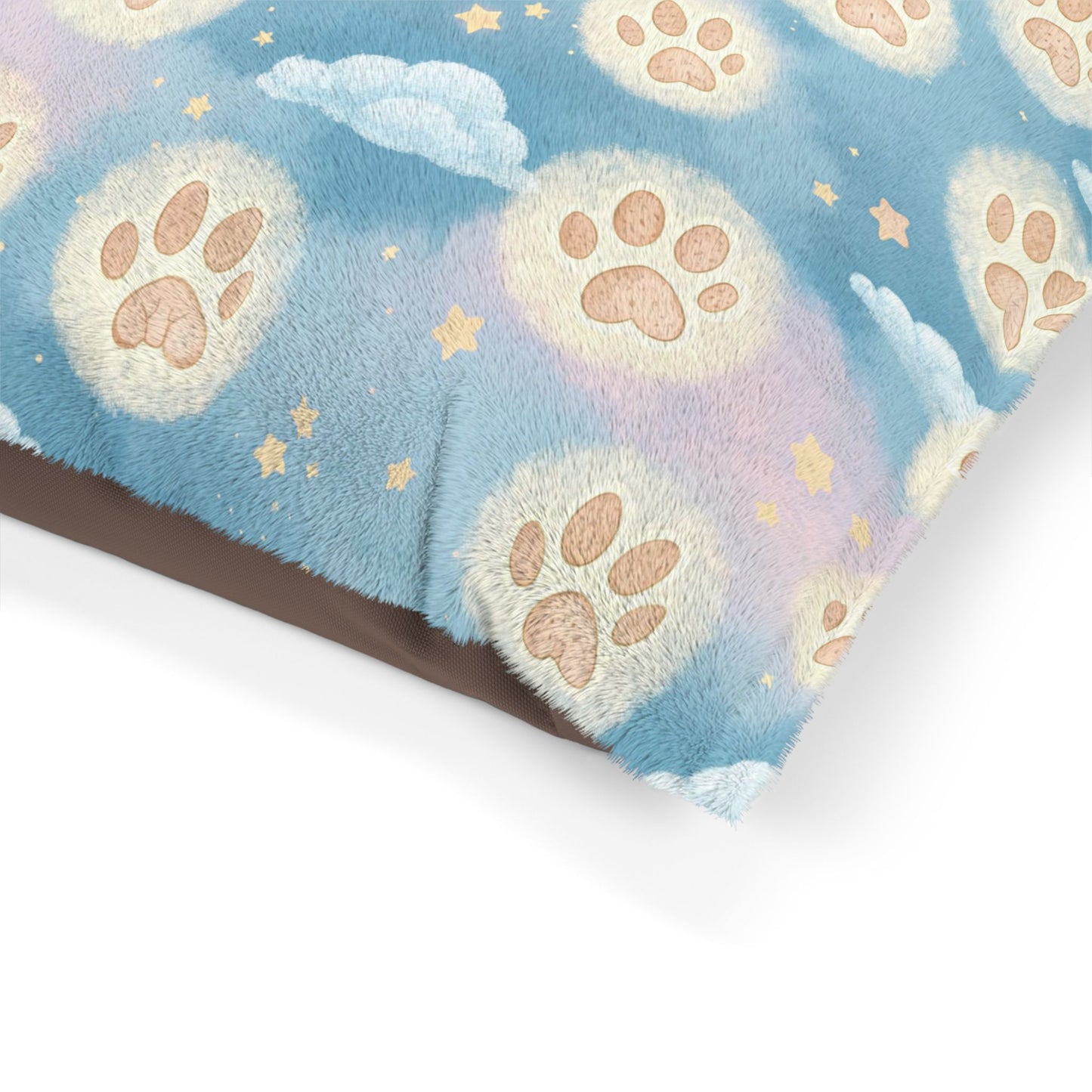 Paw Print Cloud Pet Bed