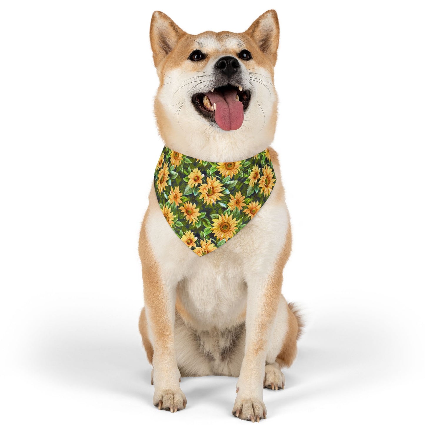 Sunflower Pet Bandana Collar