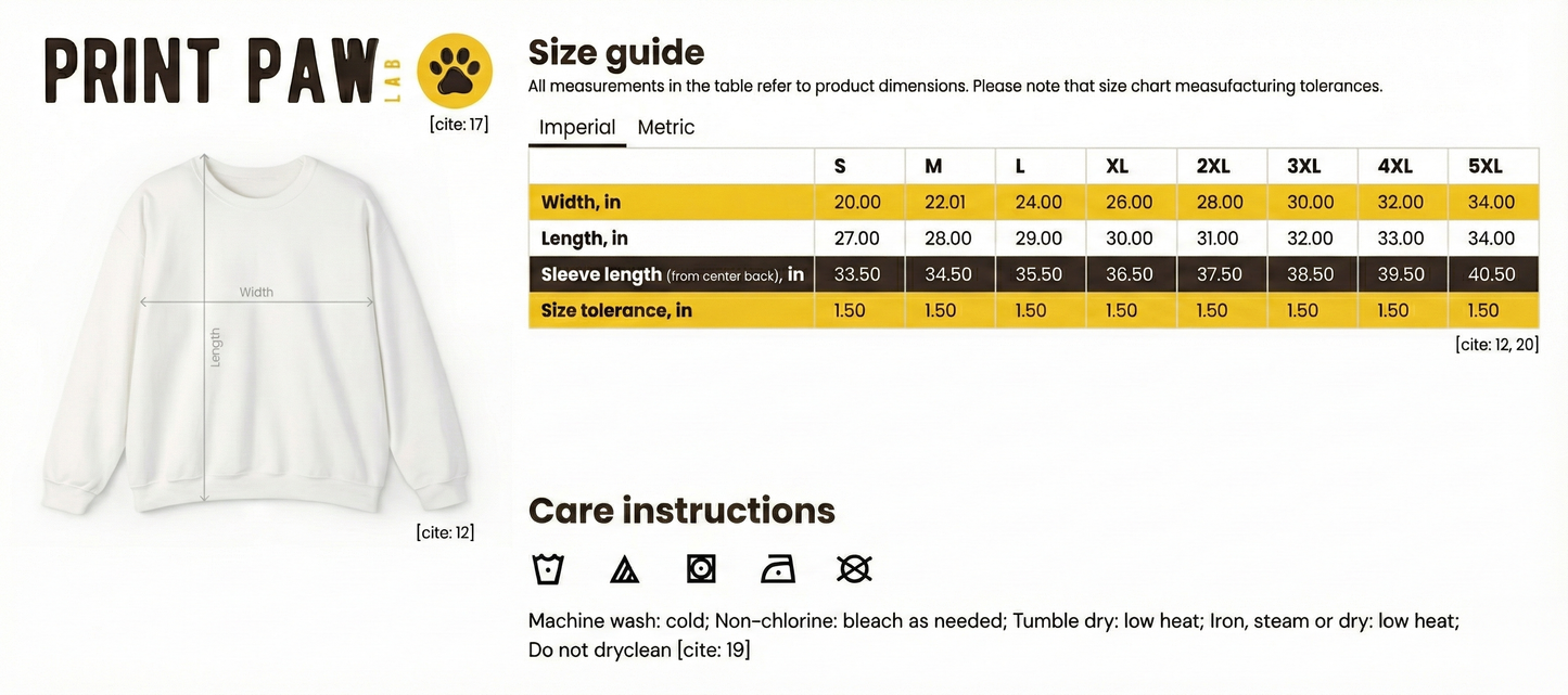 Crewneck Sweatshirt — "I Love You to the Upside Down and Back"