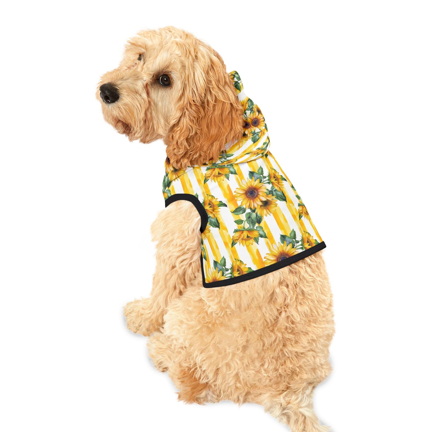 Sunflower Stripe Pet Hoodie