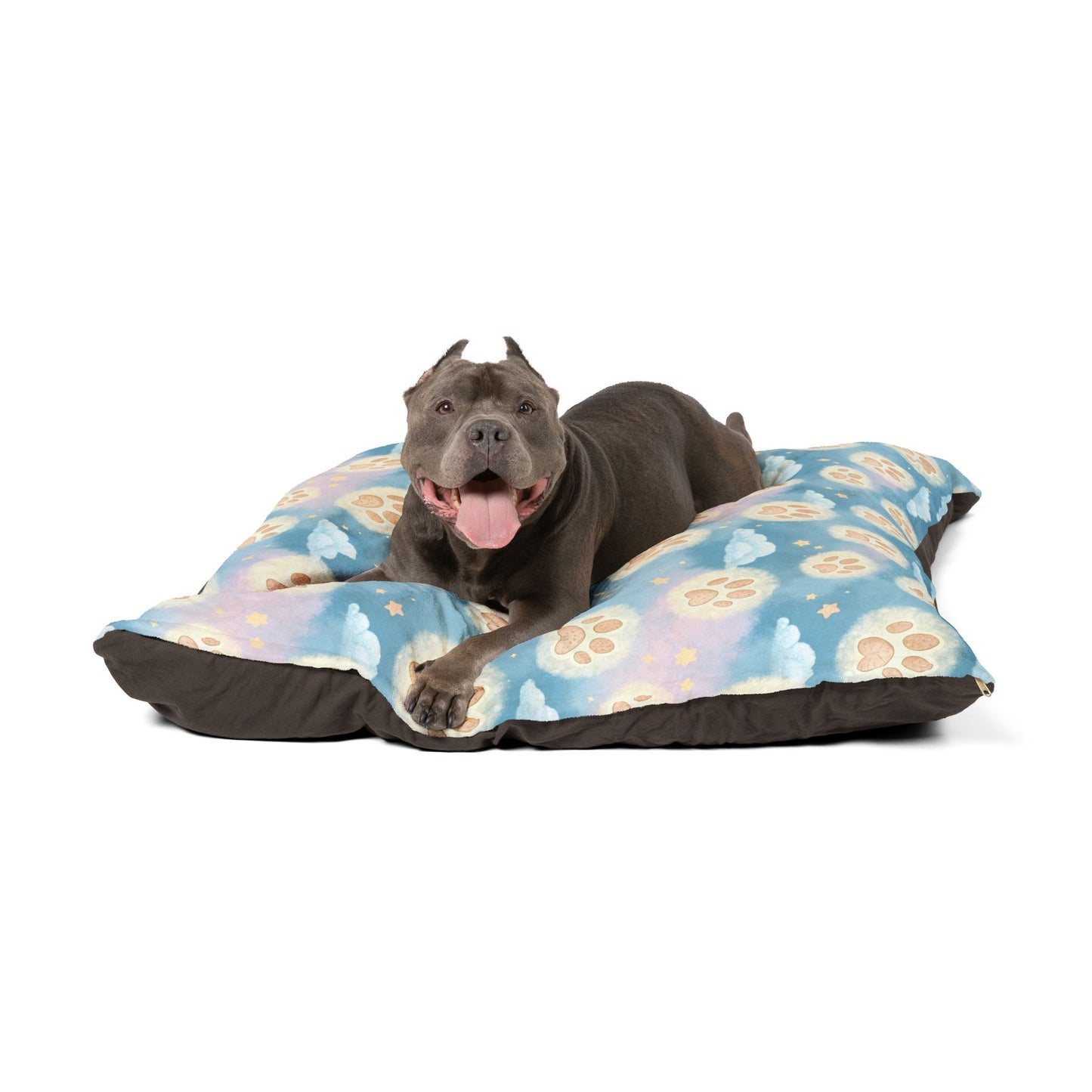 Paw Print Cloud Pet Bed