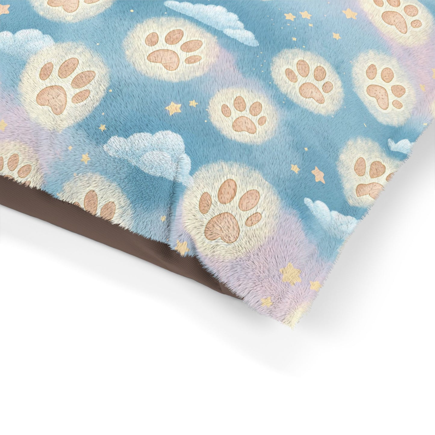 Paw Print Cloud Pet Bed