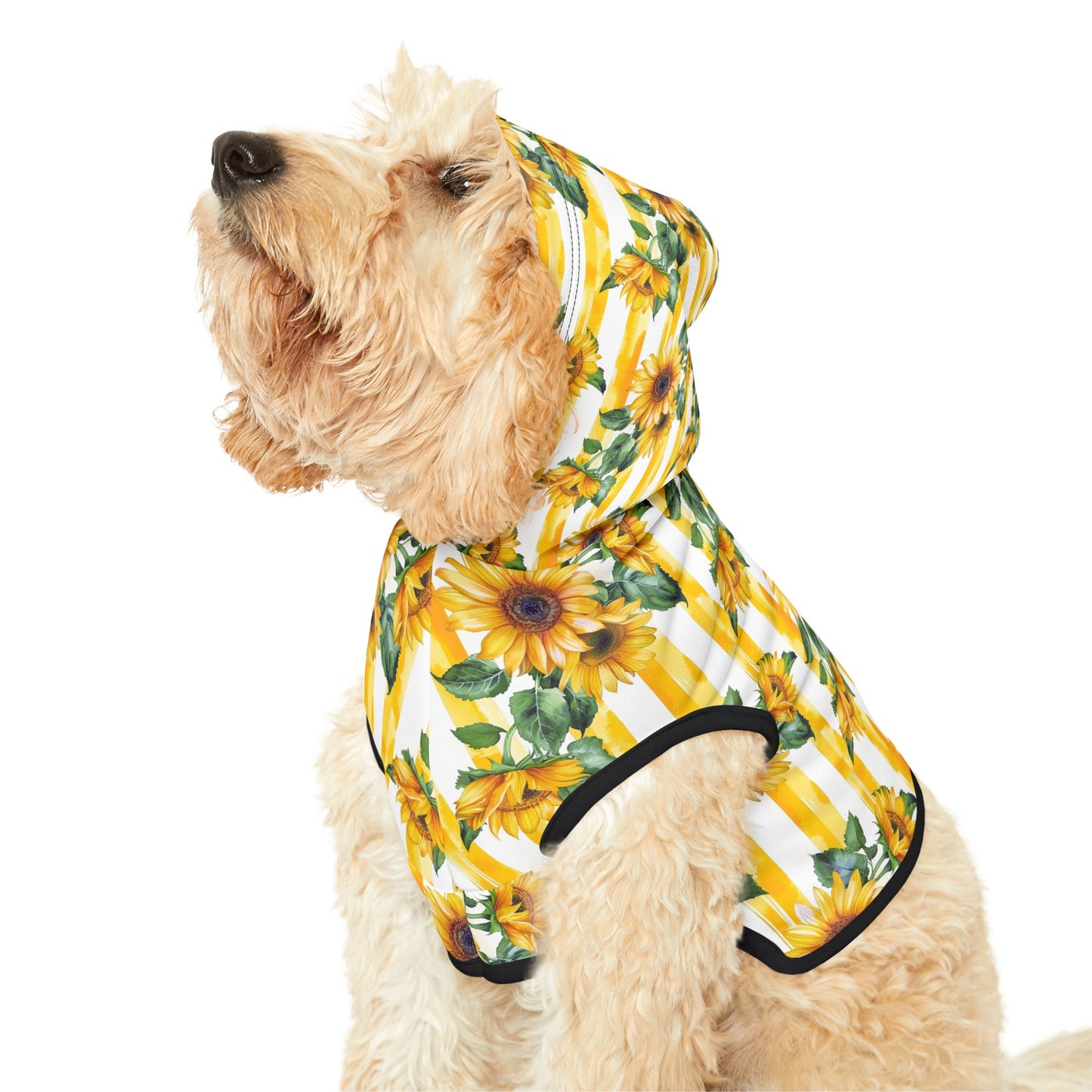 Sunflower Stripe Pet Hoodie