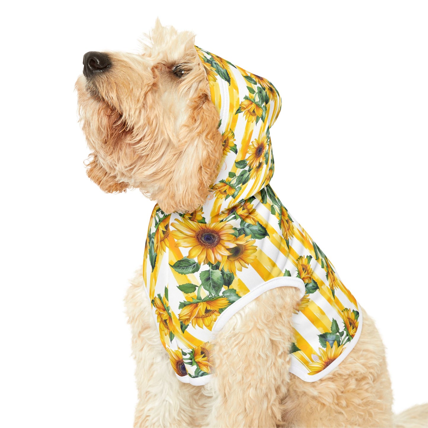 Sunflower Stripe Pet Hoodie