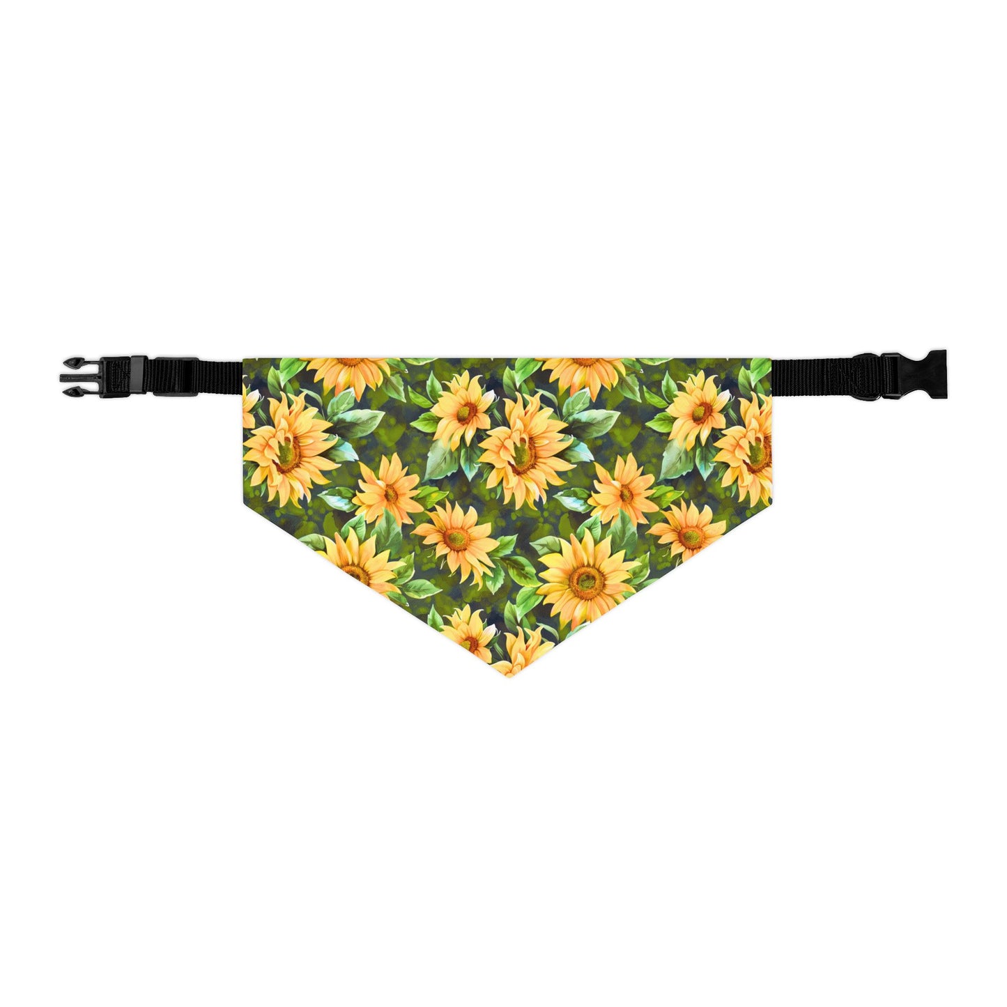 Sunflower Pet Bandana Collar