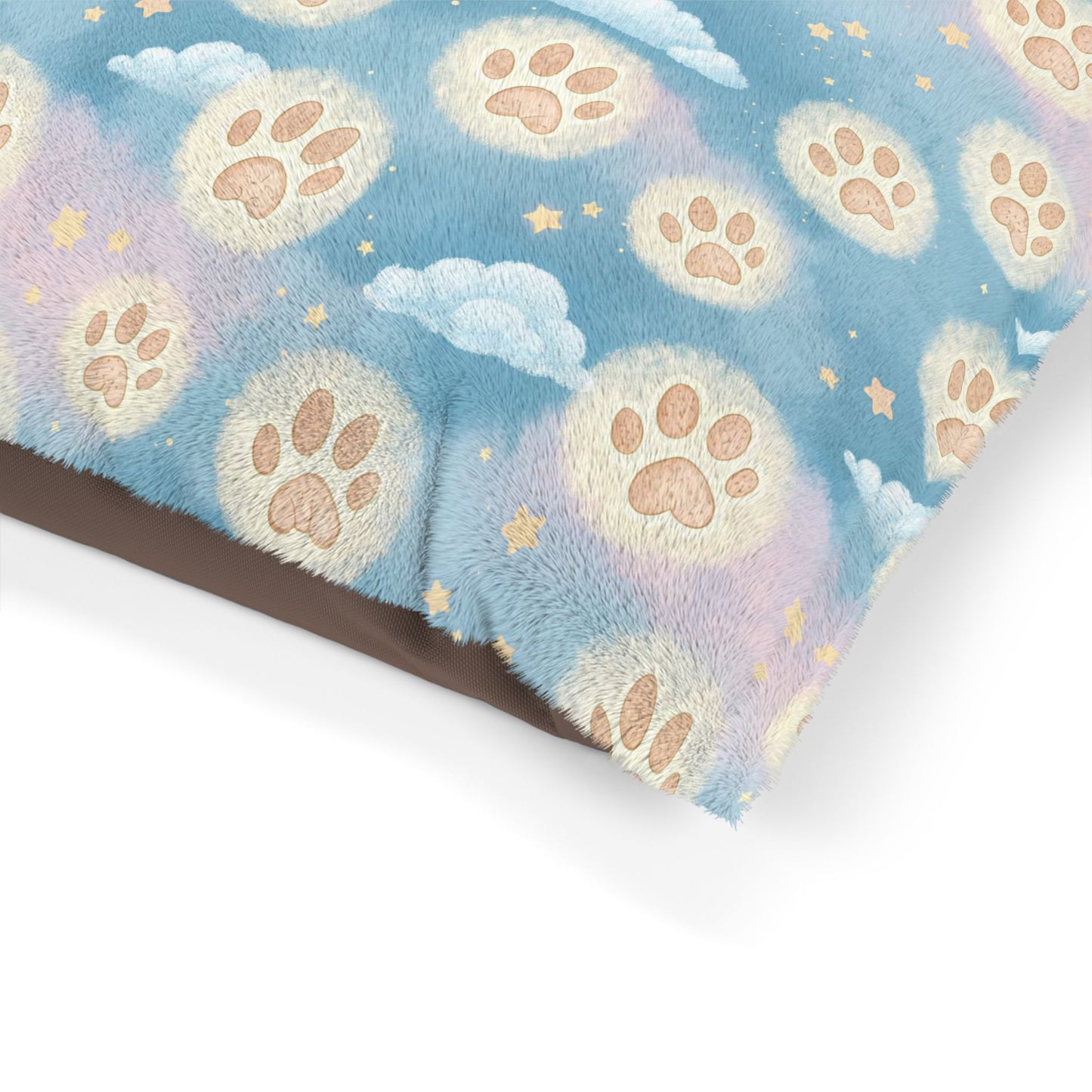 Paw Print Cloud Pet Bed